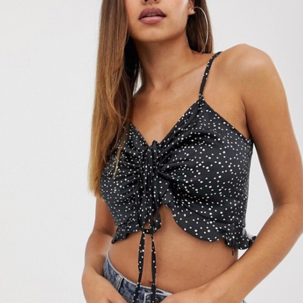 Missguided crop top; NEW